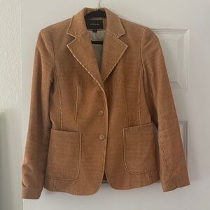 Express Corduroy Blazer Jacket in Tan